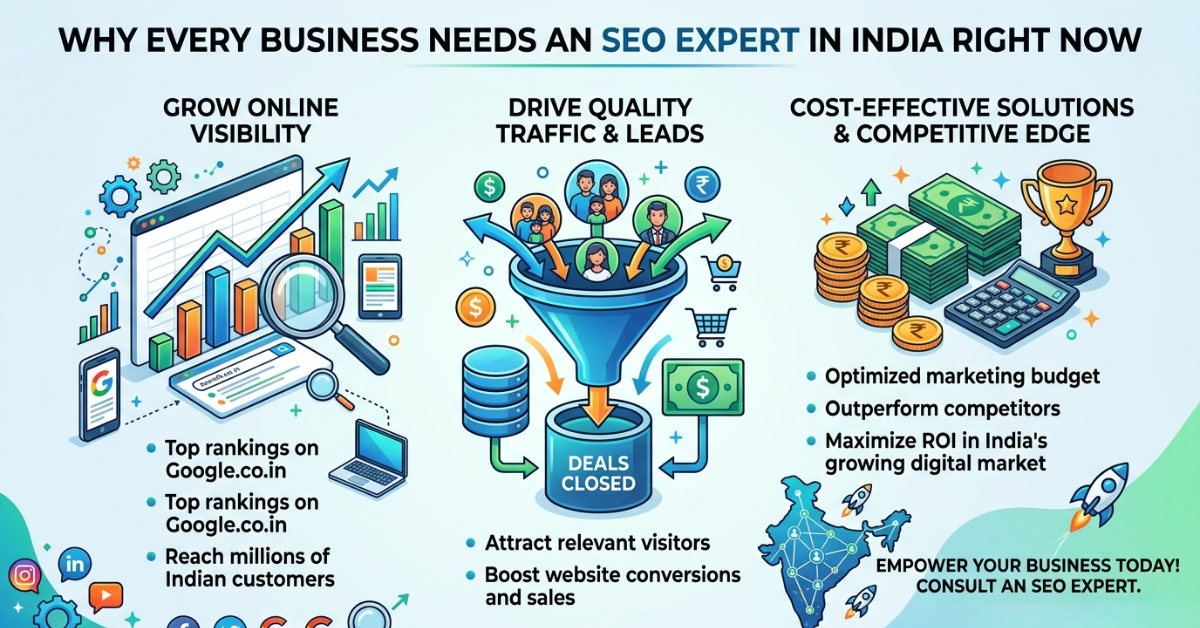 Why Every Business Needs an SEO Expert in India Right Now